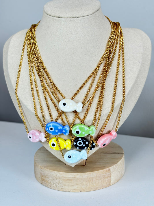 Happy Fish Necklace