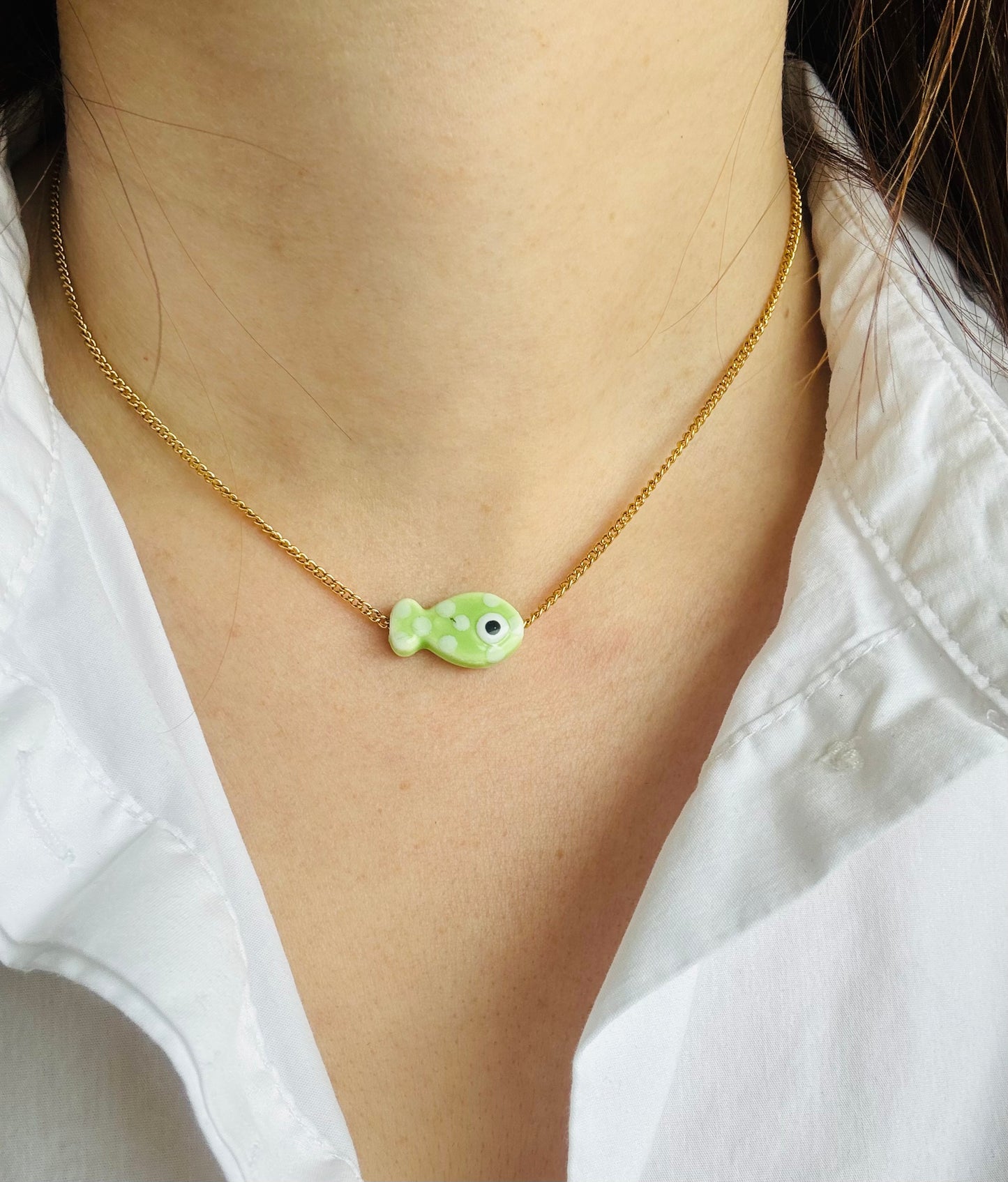 Happy Fish Necklace