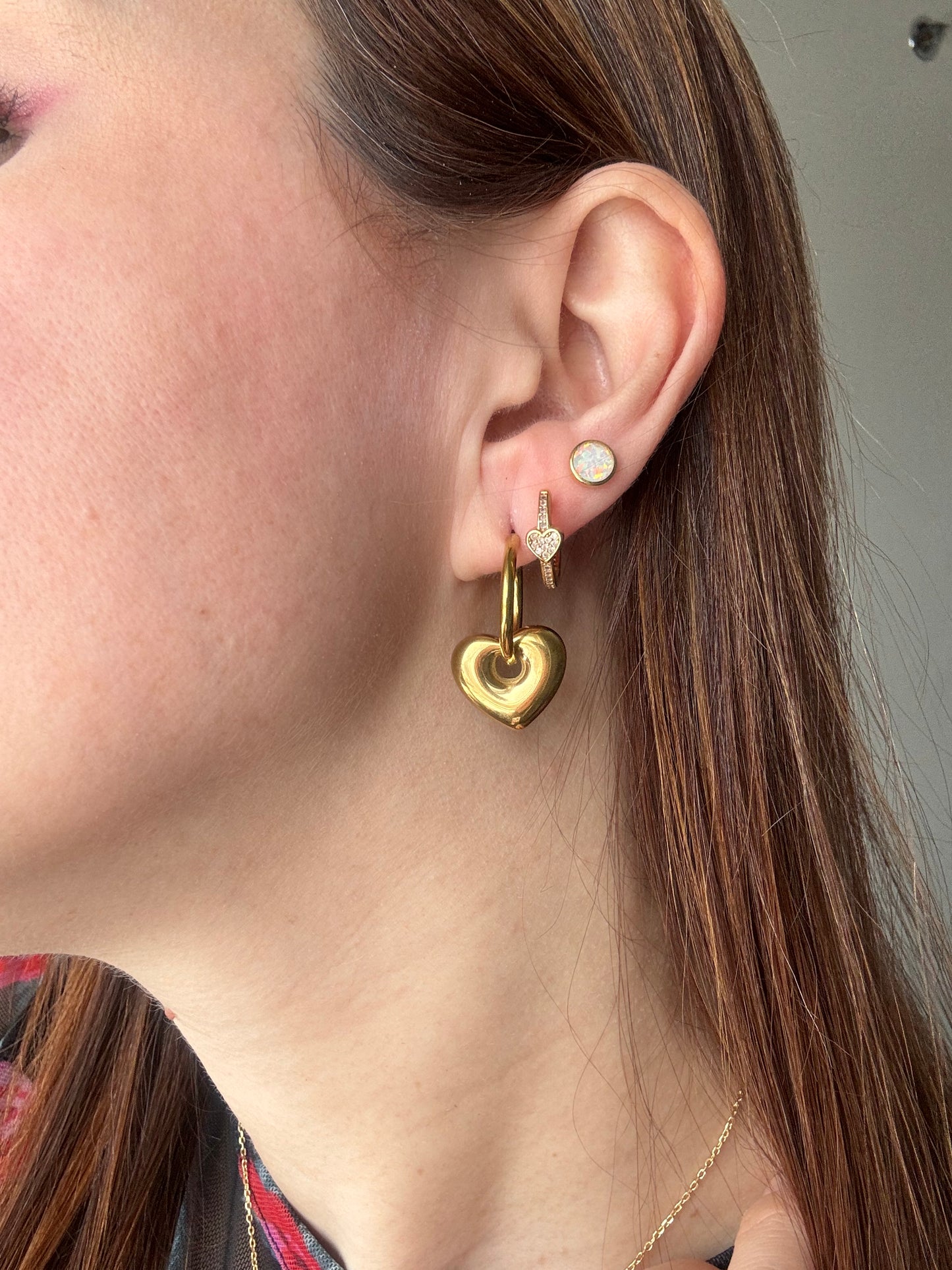 Chunky Hearth Earrings