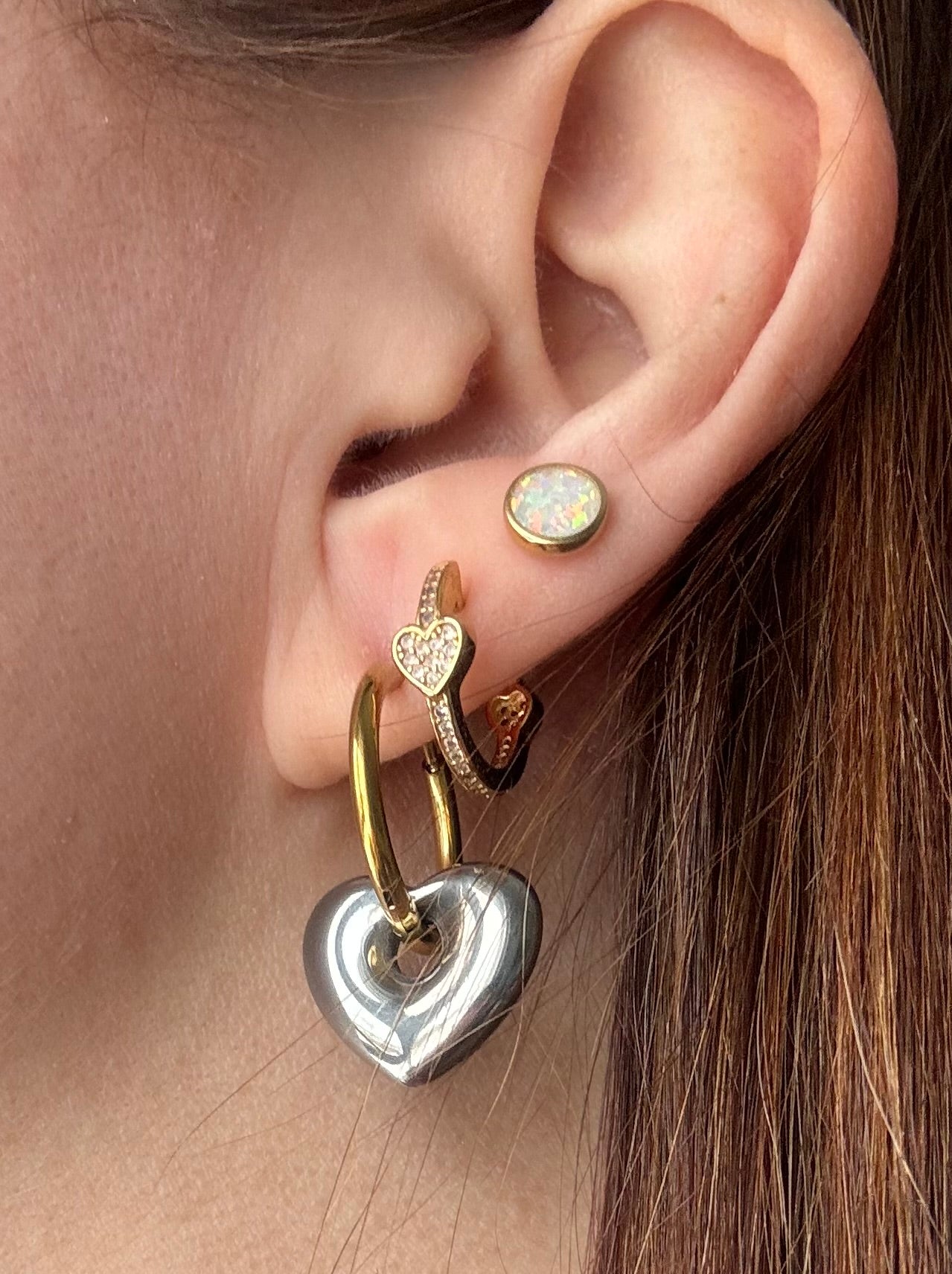 Chunky Hearth Earrings