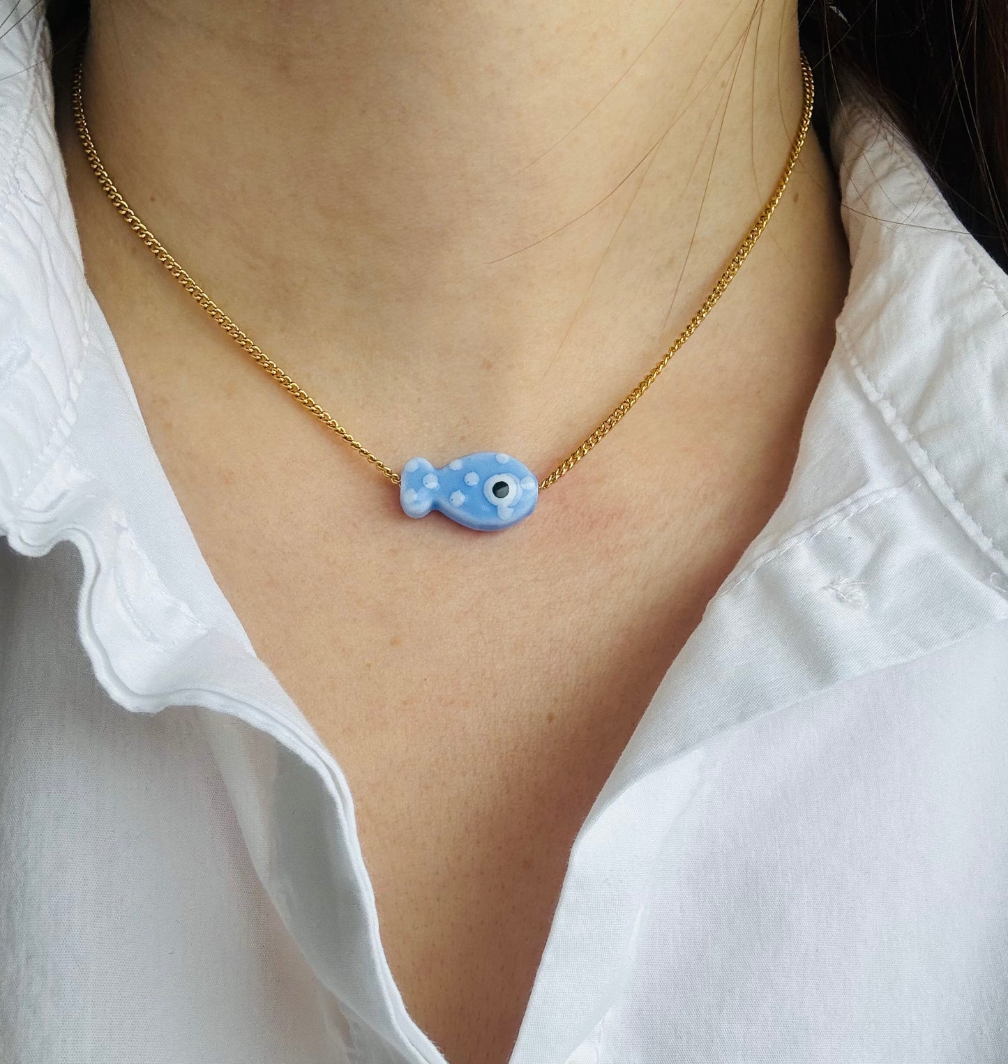 Happy Fish Necklace