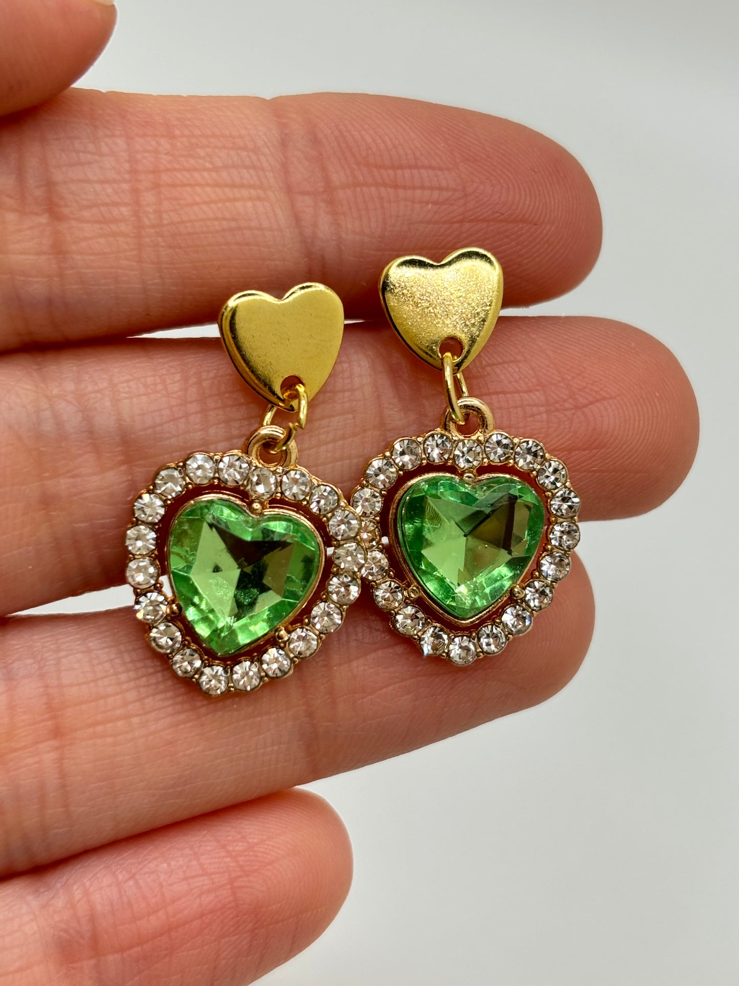 Crystal Hearth Earrings