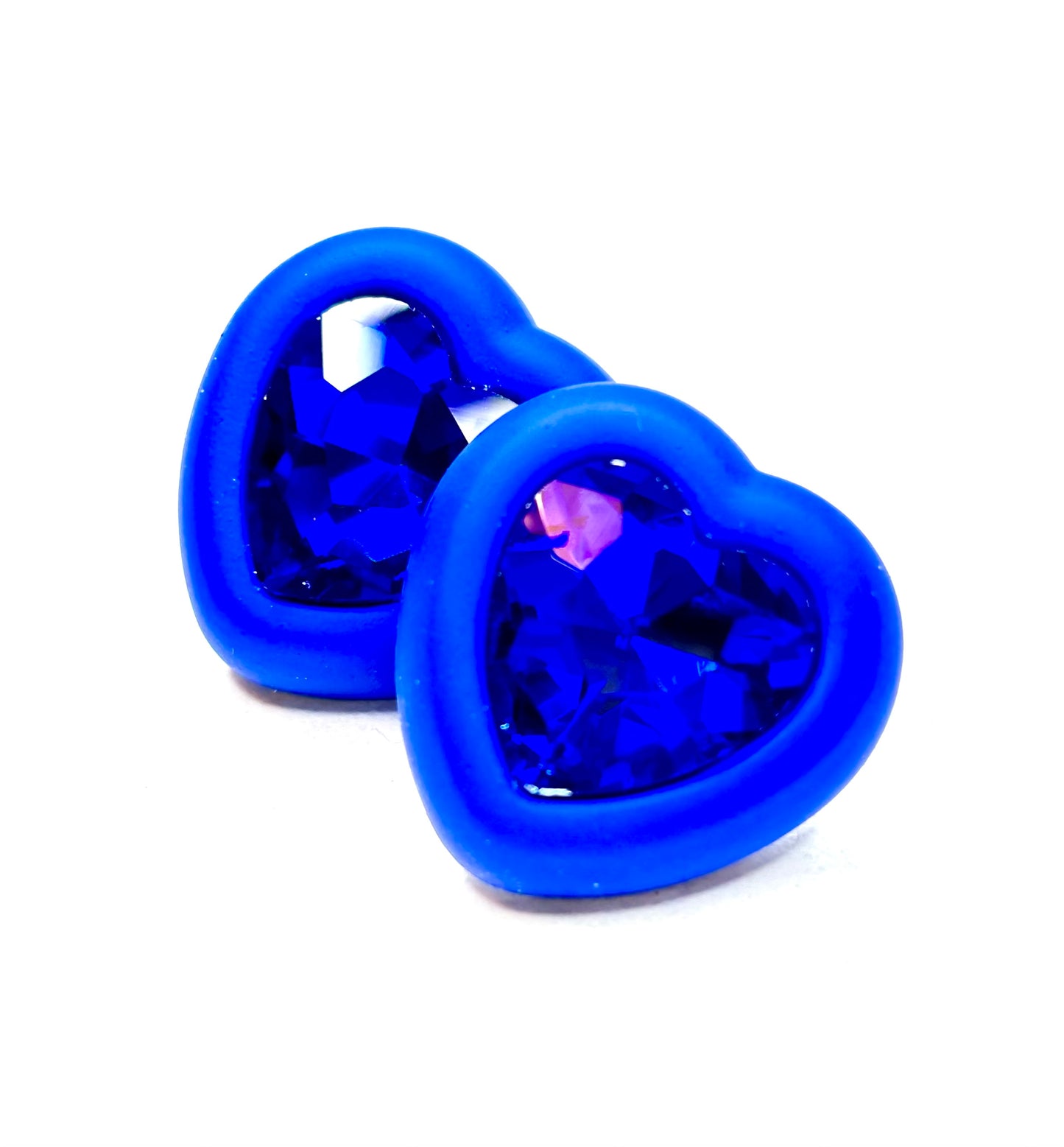 Small Heart Crystal Earrigns