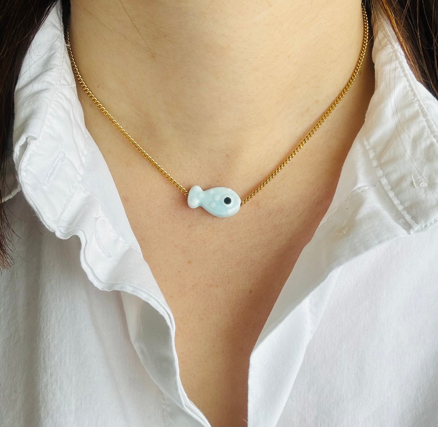 Happy Fish Necklace