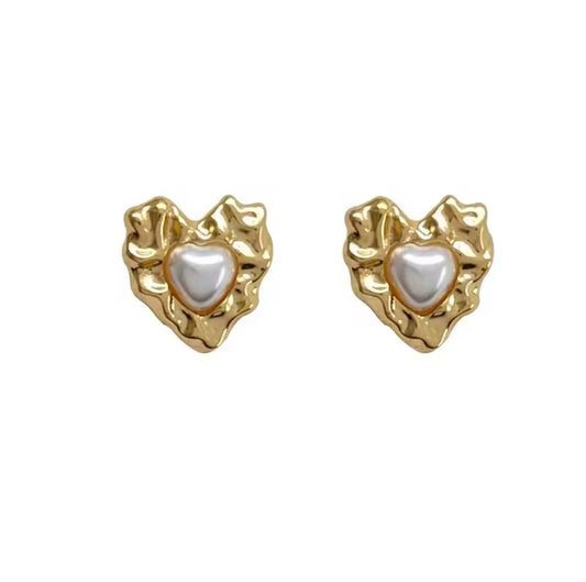 Heart Studs