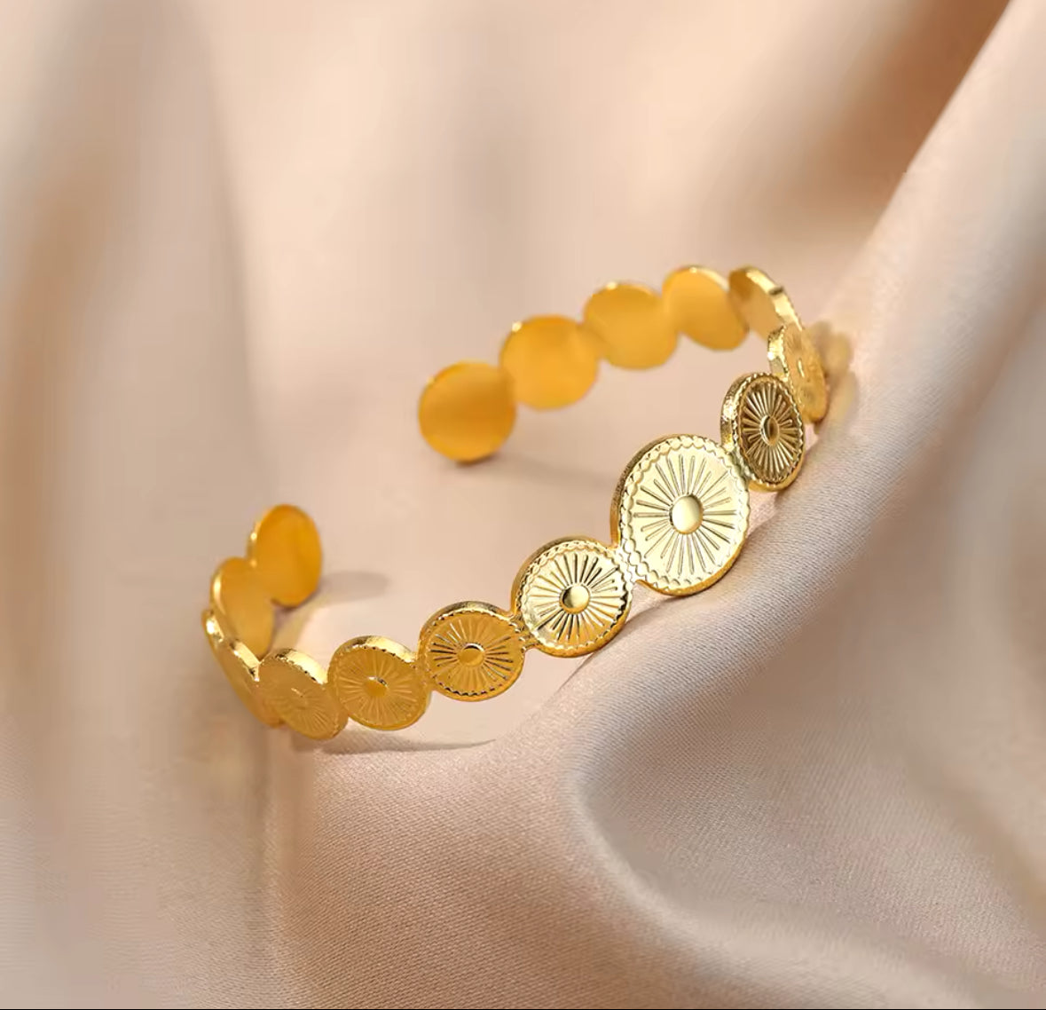 Sun Bangle Bracelet