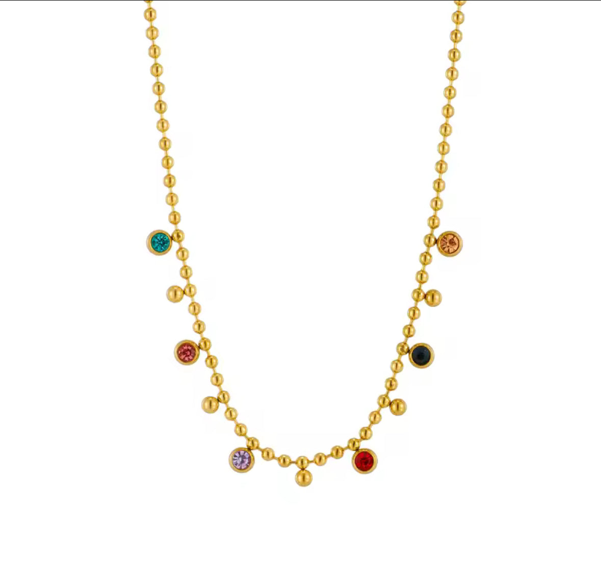 Sparkly Colour Necklace