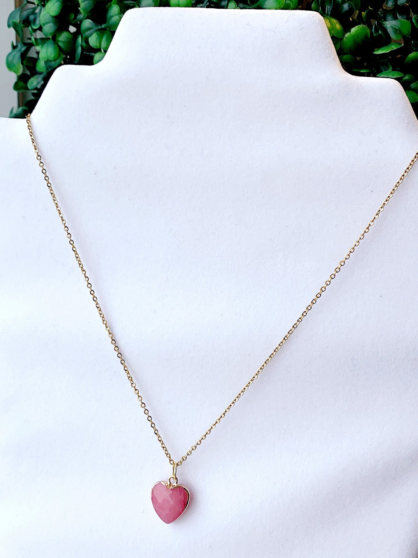 Multilayer Necklaces in Pink Quartz